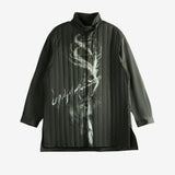 Black jacket, front view