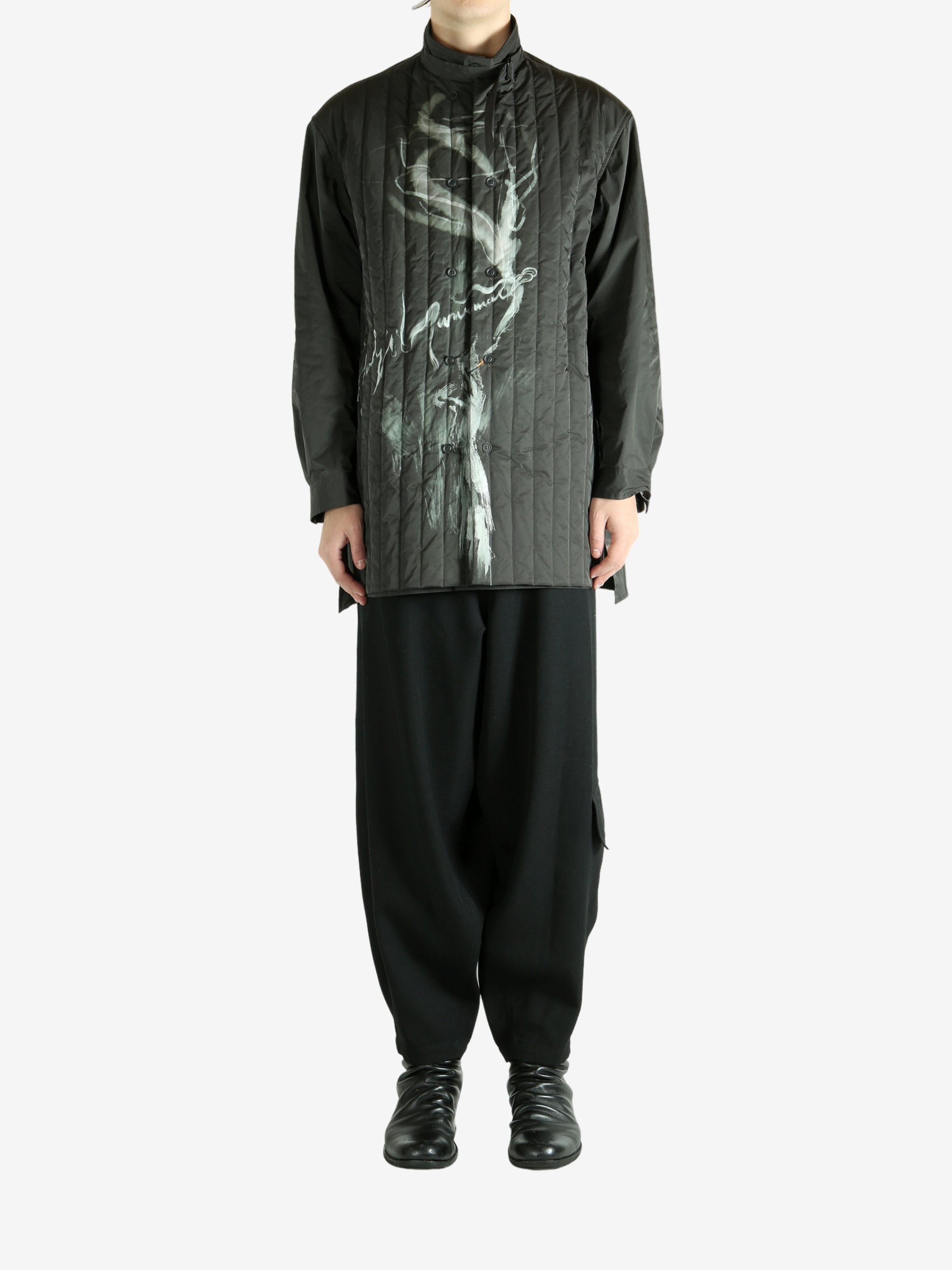 Black jacket, full body view