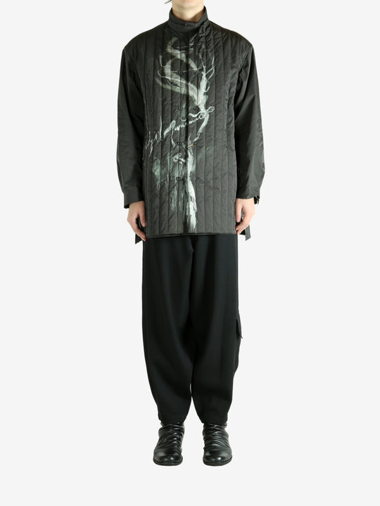 Black jacket, full body view