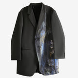 Black jacket, front view