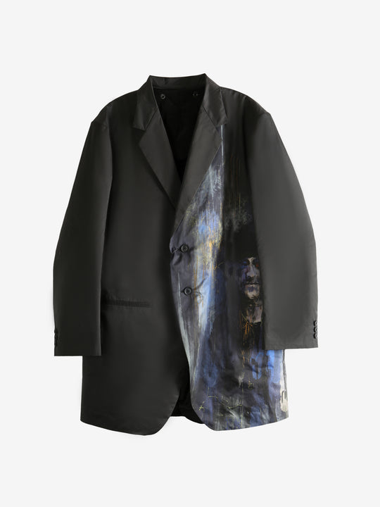 Black jacket, front view