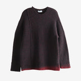 Black knitwear, front view