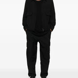 Black coat , full body view