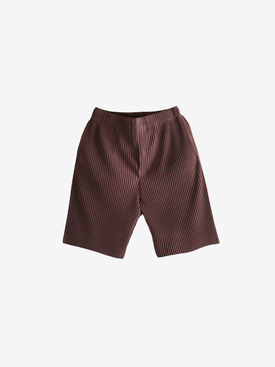 Brown shorts, front view