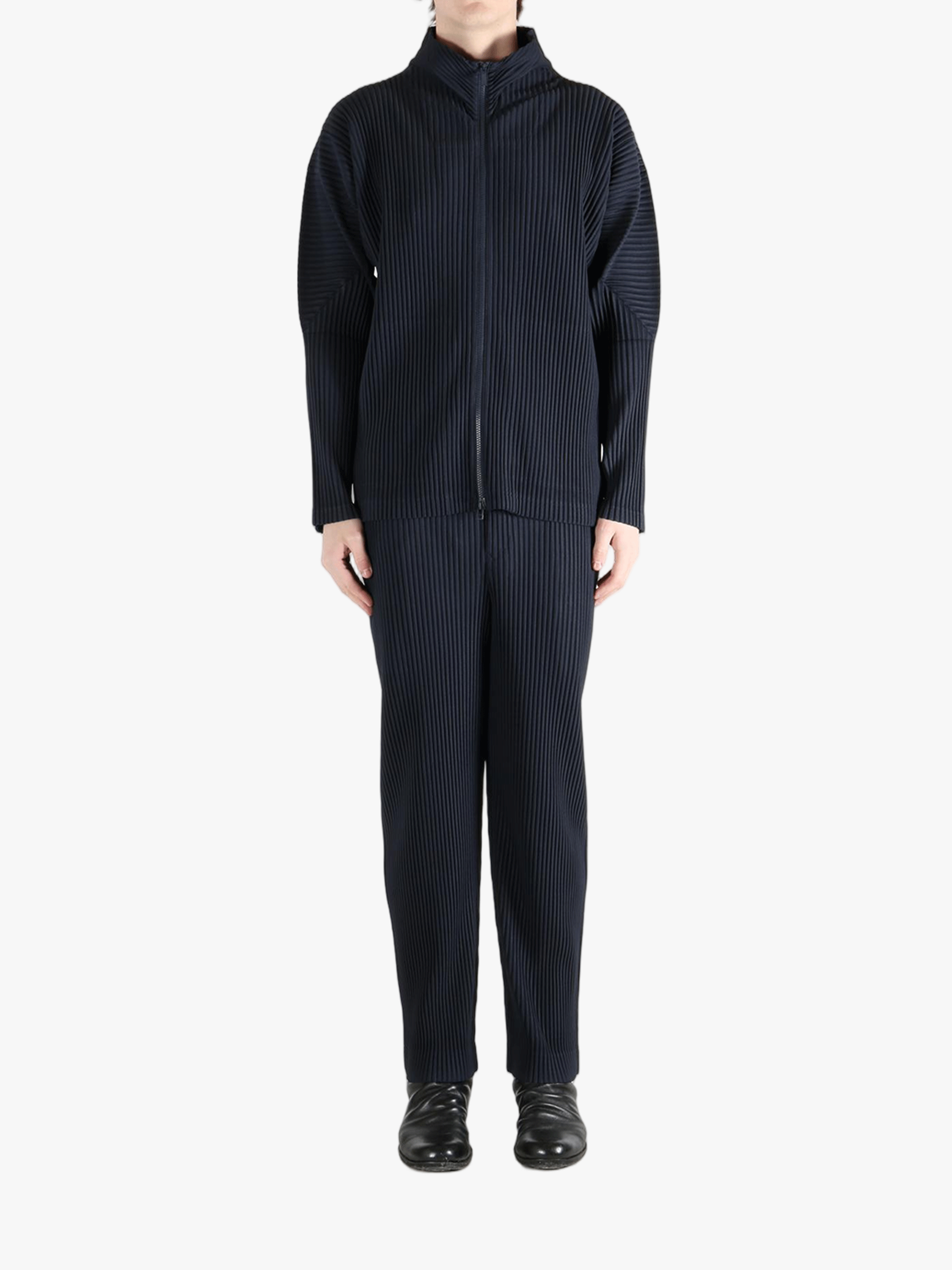 Navy jackets-coats, full body view