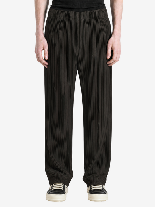 Brown pants, full body view