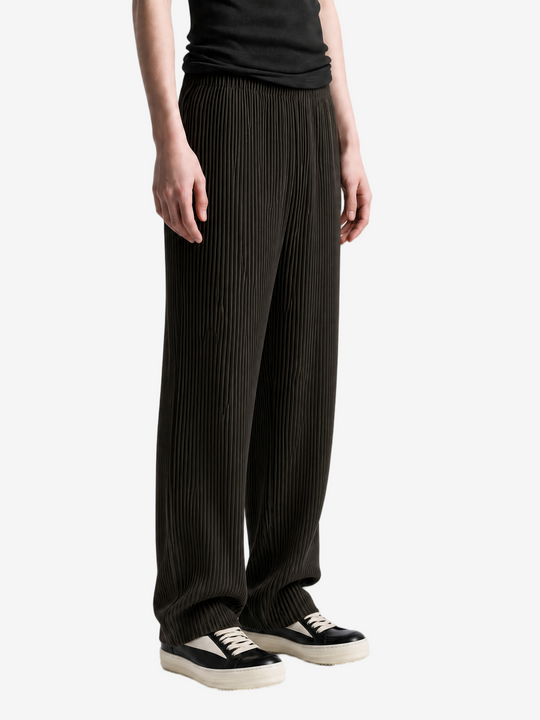 Brown pants, full body view