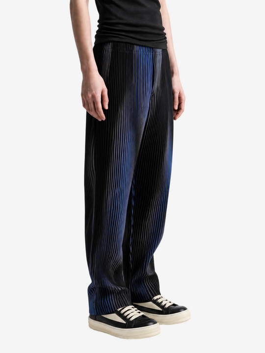 Blue pants, full body view