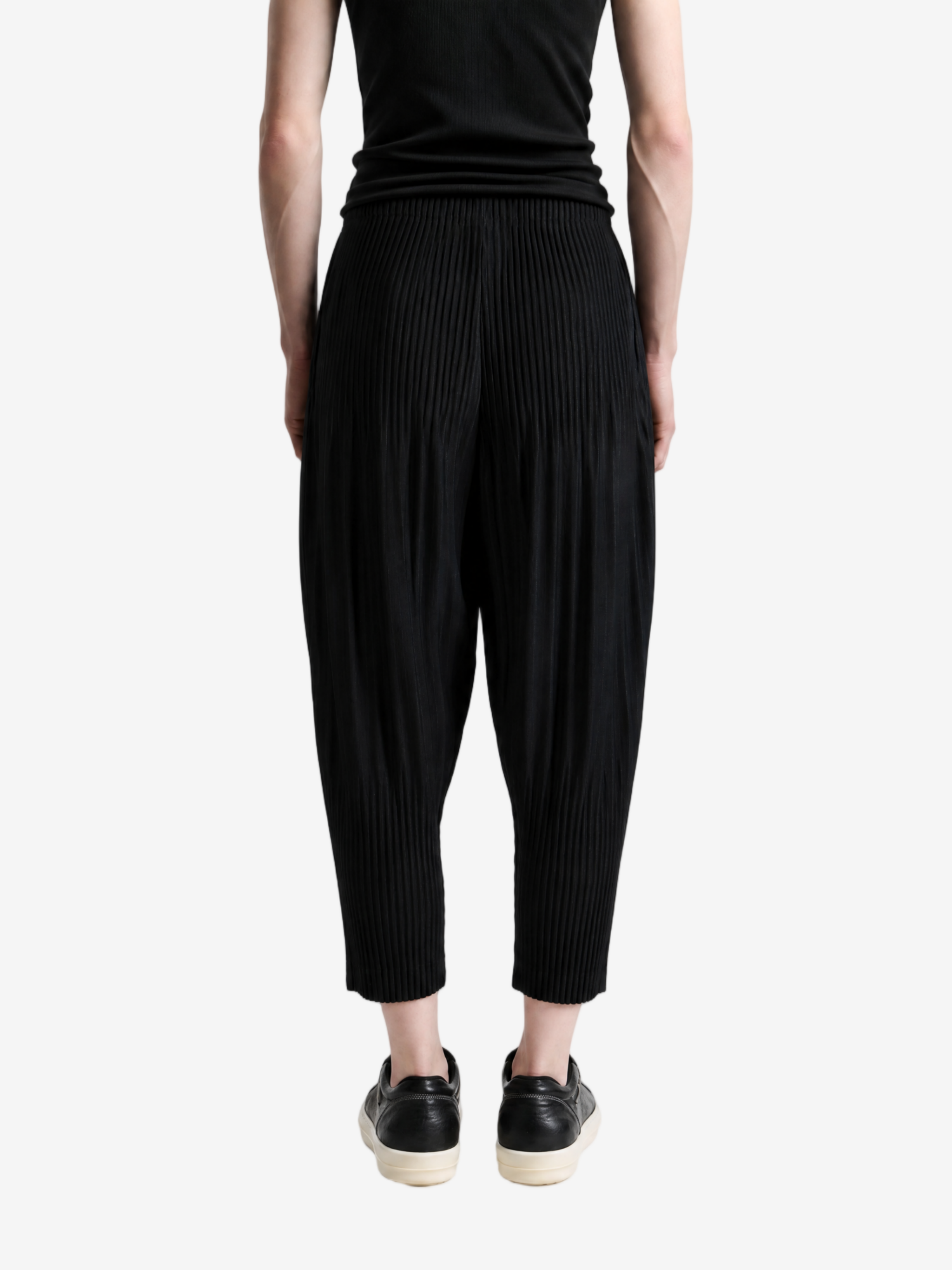 Black pants, full body view