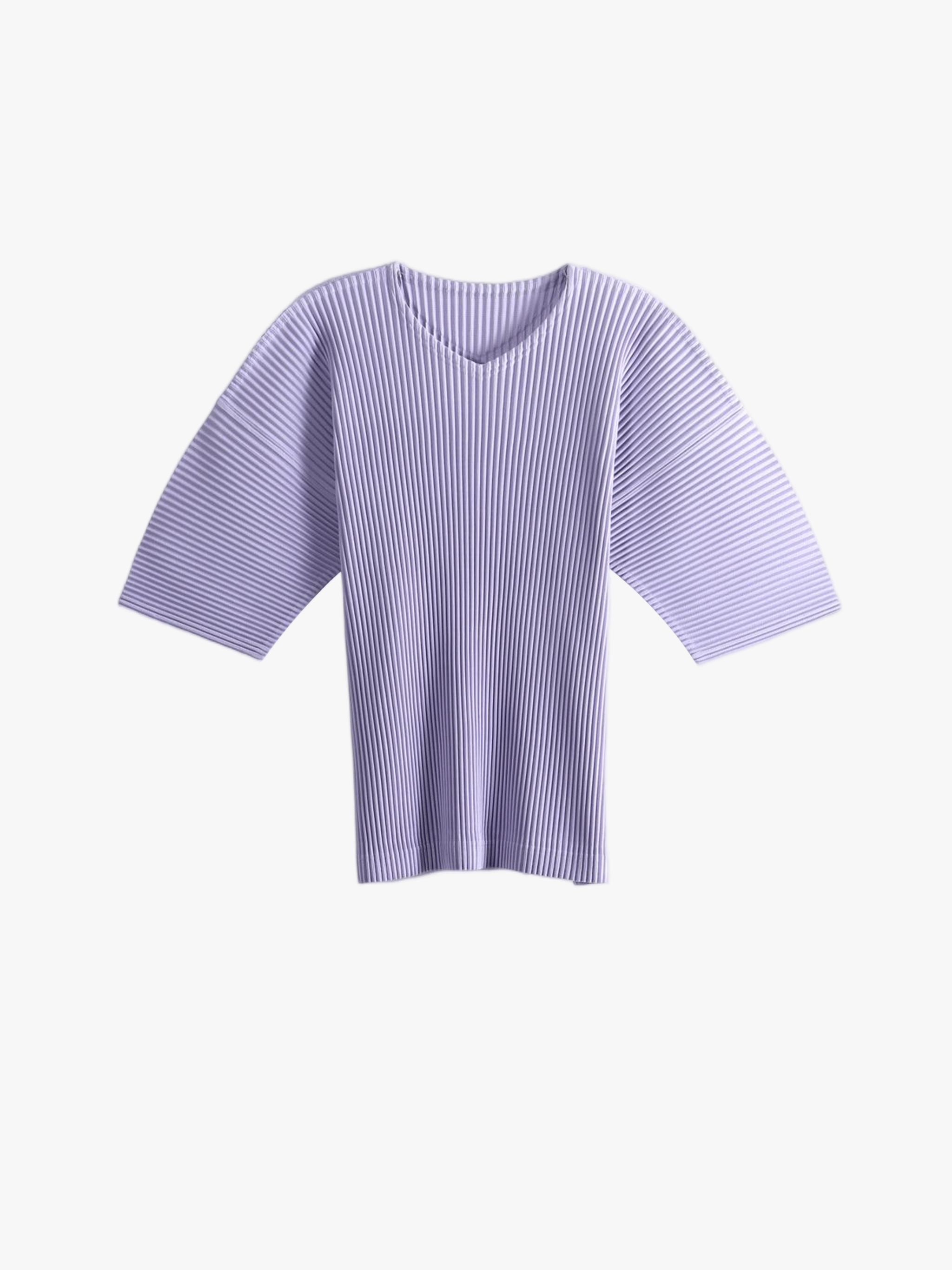 Purple t-shirt, front view