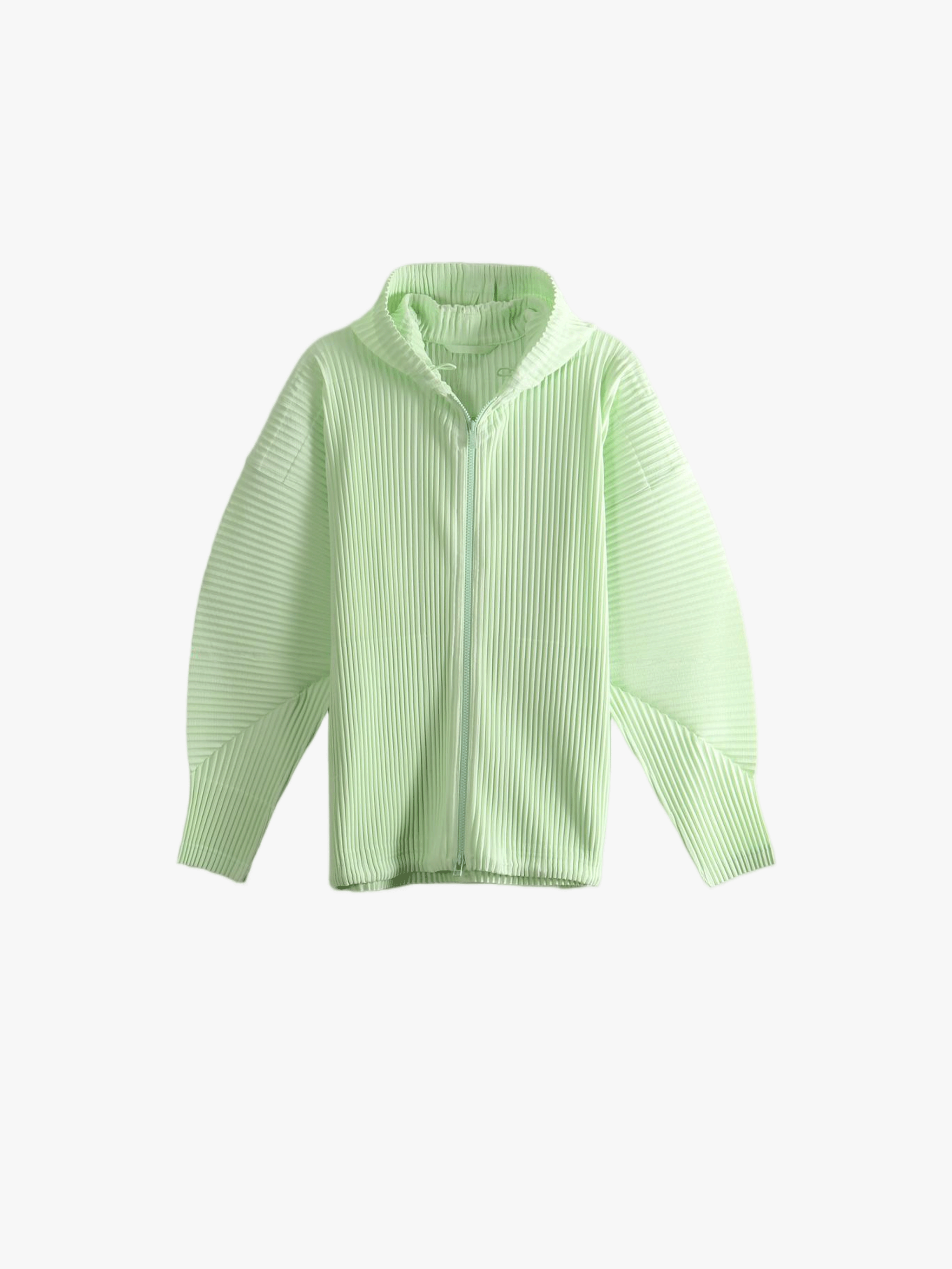 Green jacket, front view