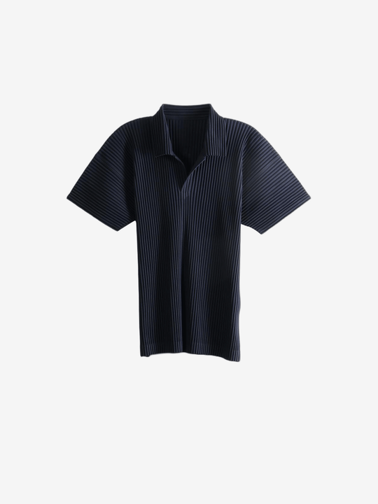 Navy shirt, front view