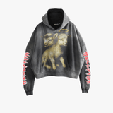 Black hoodie,front view