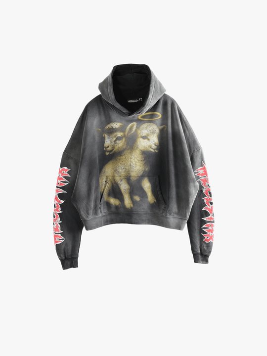 Black hoodie,front view