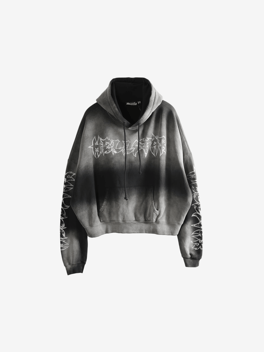 Gray hoodie,front view