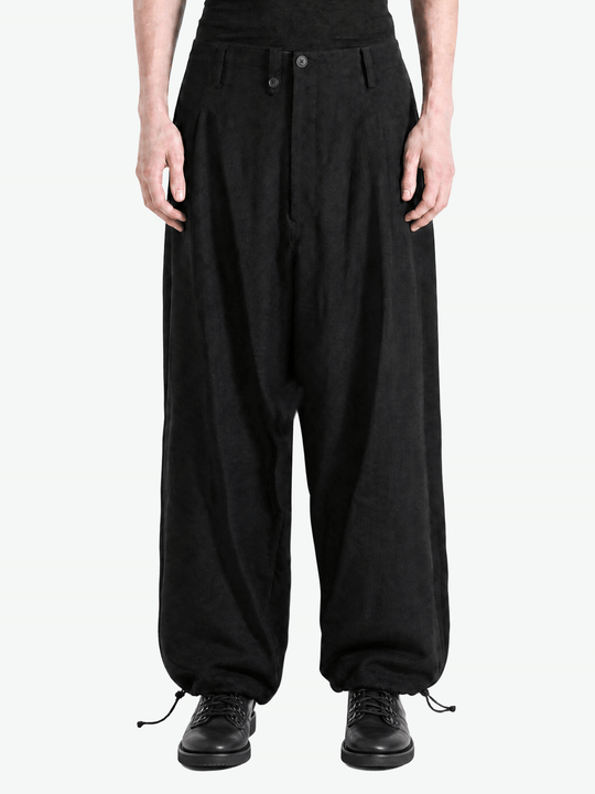 Black pants, full body view