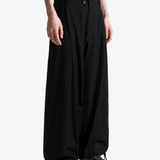 Black pants, full body view