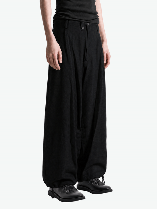 Black pants, full body view