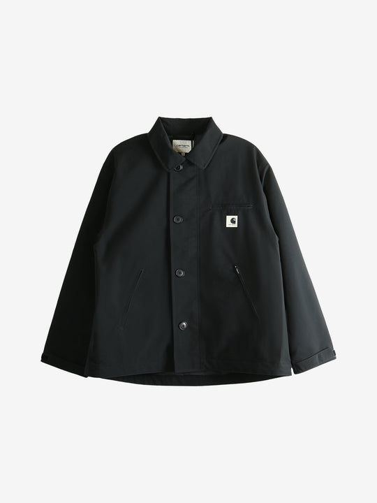 Black jacket, front view