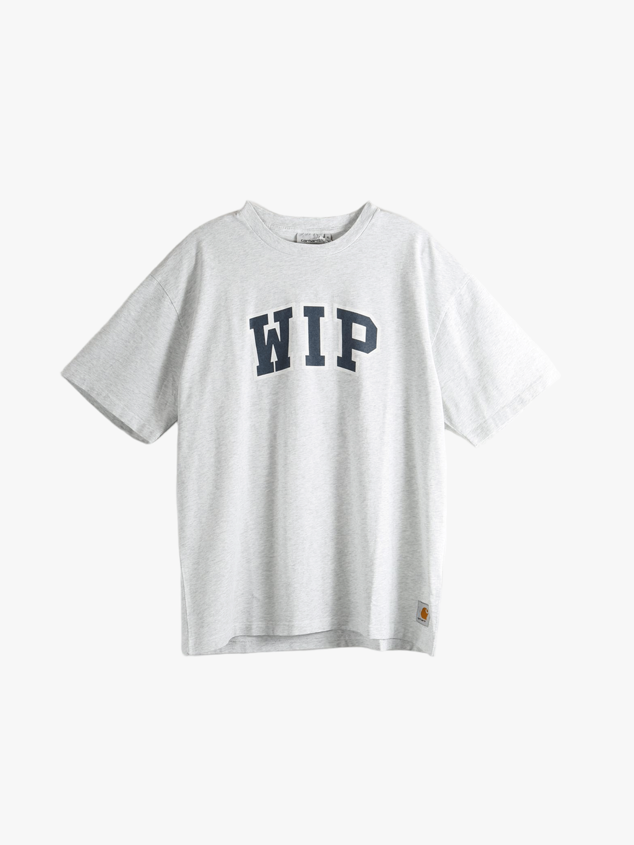 Grey t-shirt, front view