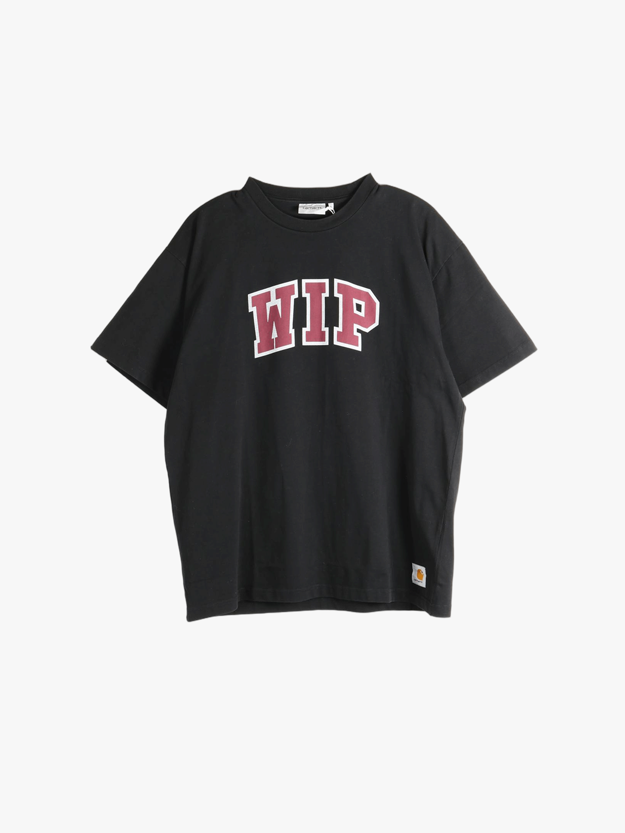Black t-shirt, front view