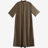 Brown dress, front view