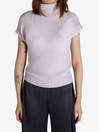 ISSEY MIYAKE - Women Wooly Pleats-56 Shirt