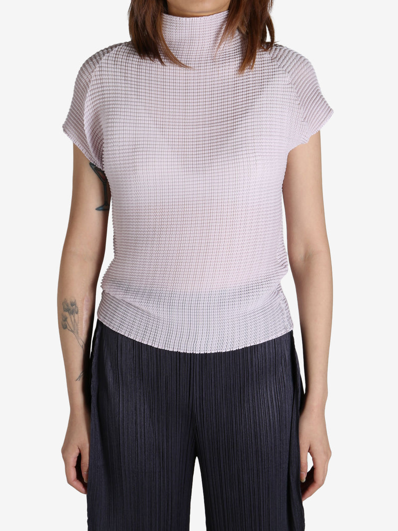 ISSEY MIYAKE - Women Wooly Pleats-56 Shirt