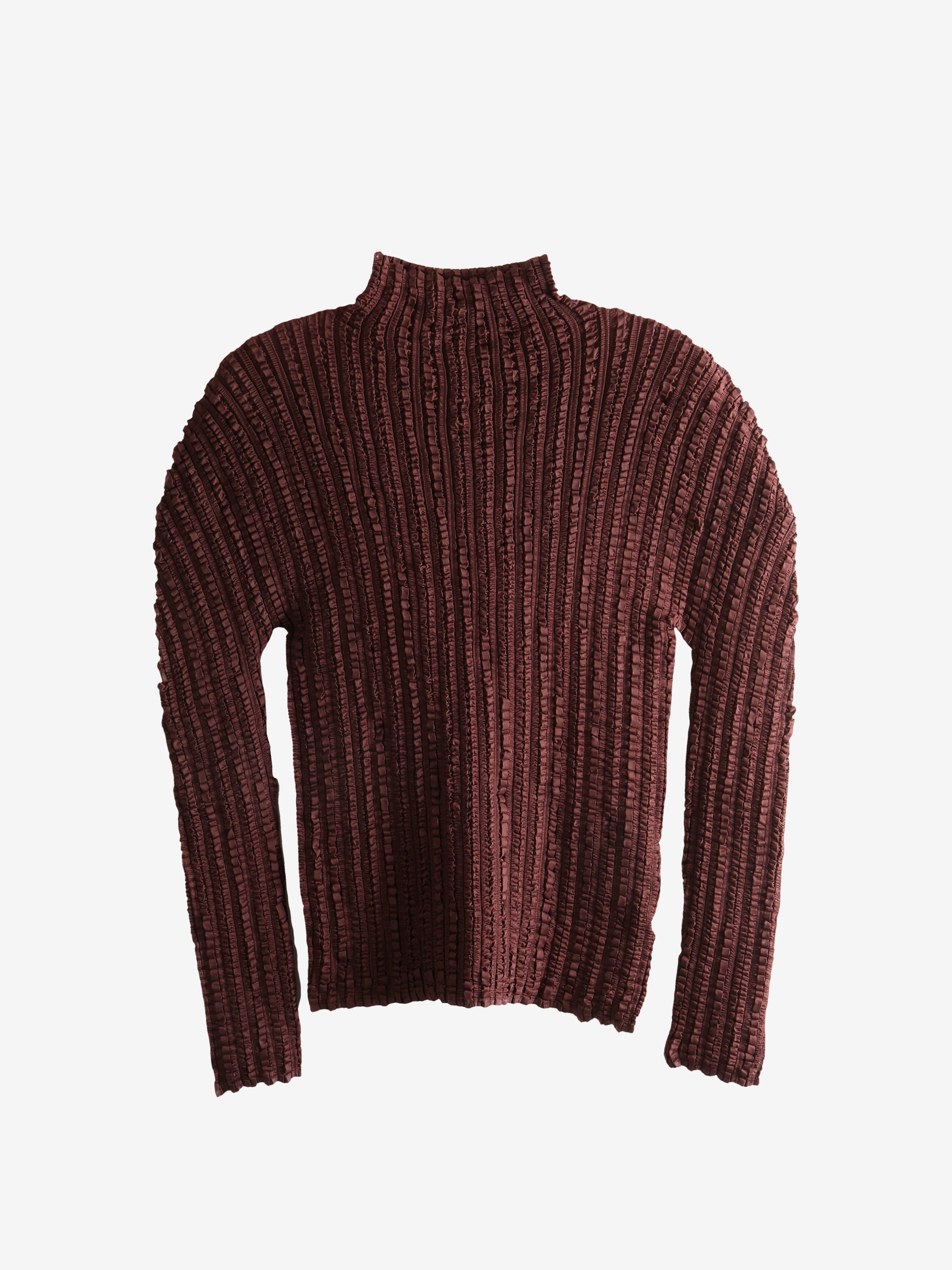 Brown shirt, front view