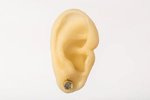 PARTS OF FOUR Tiny Stud Earring (Fuse, 0.1 CT, Diamond Slab, DA18K+DIA)
