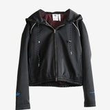 Black hoodie, front view