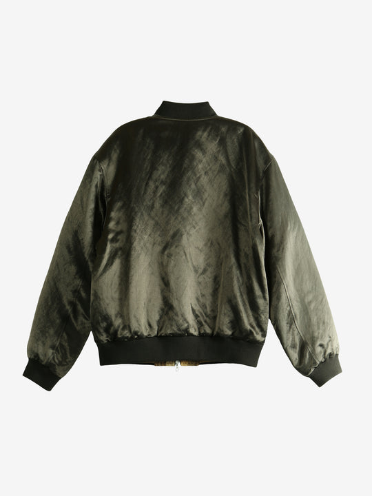 Brown jacket, back view