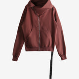 Red hoodie,front view