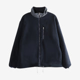 Navy jacket , front view