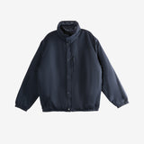 Navy jacket , front view