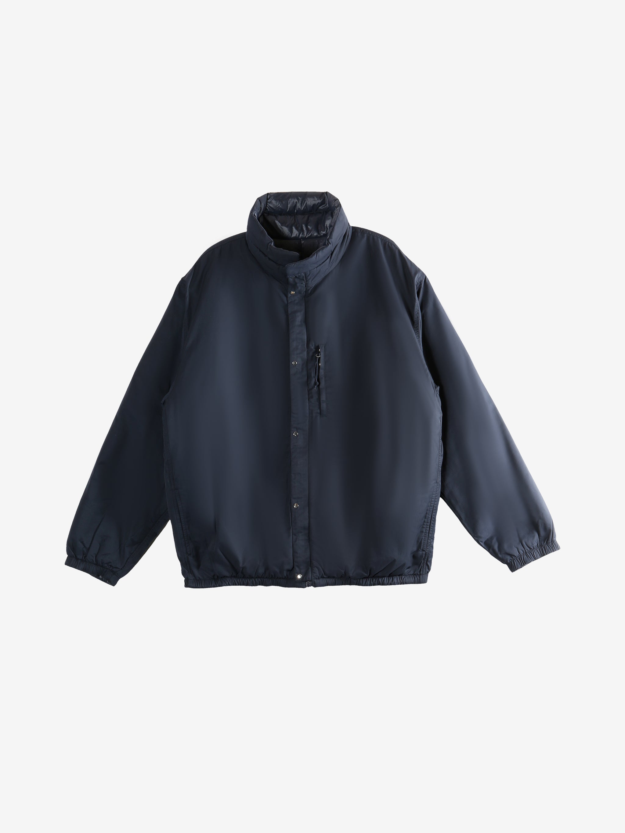 Navy jacket , front view