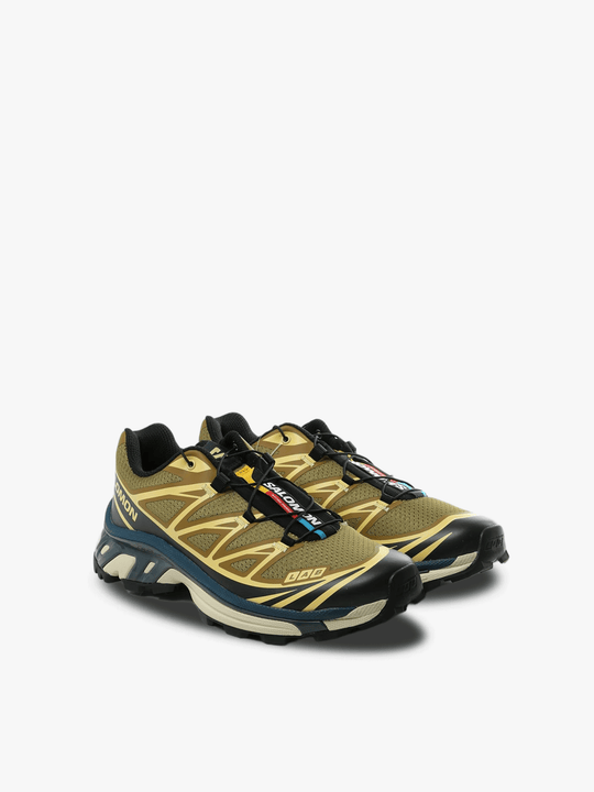 Green sneakers, side view
