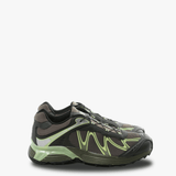 Green sneakers, front view