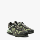 Green sneakers, side view