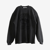 Black t-shirt,front view