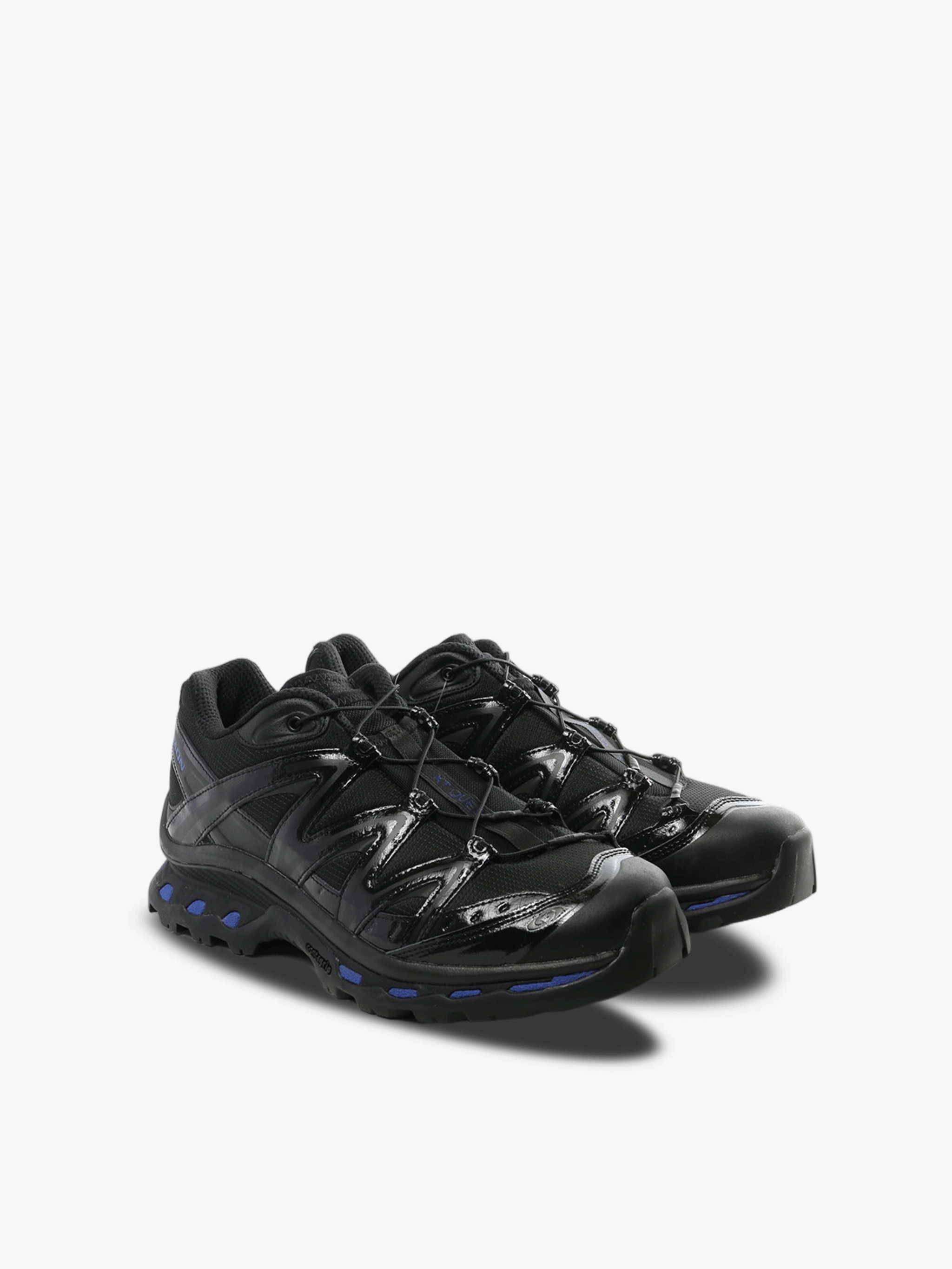 Black hiking shoe,side view