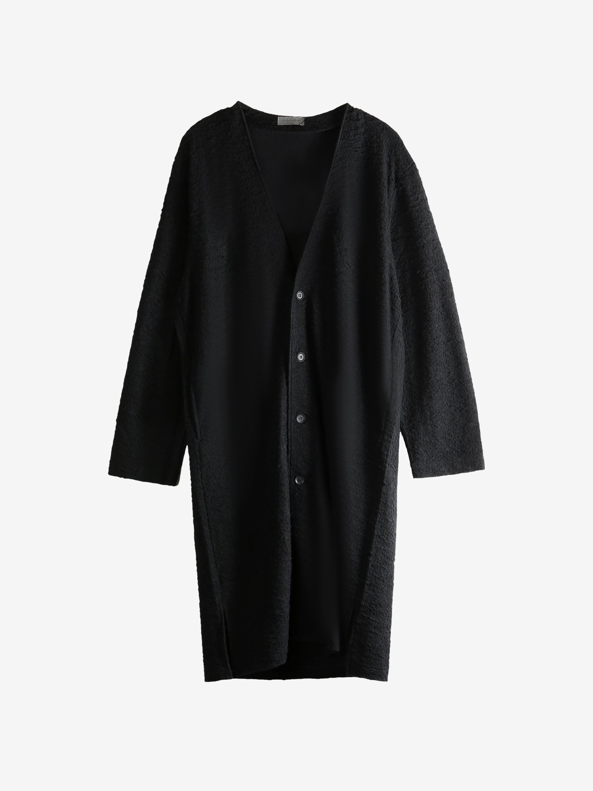 Black coat,front view