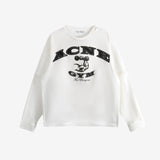 White T-shirt, front view