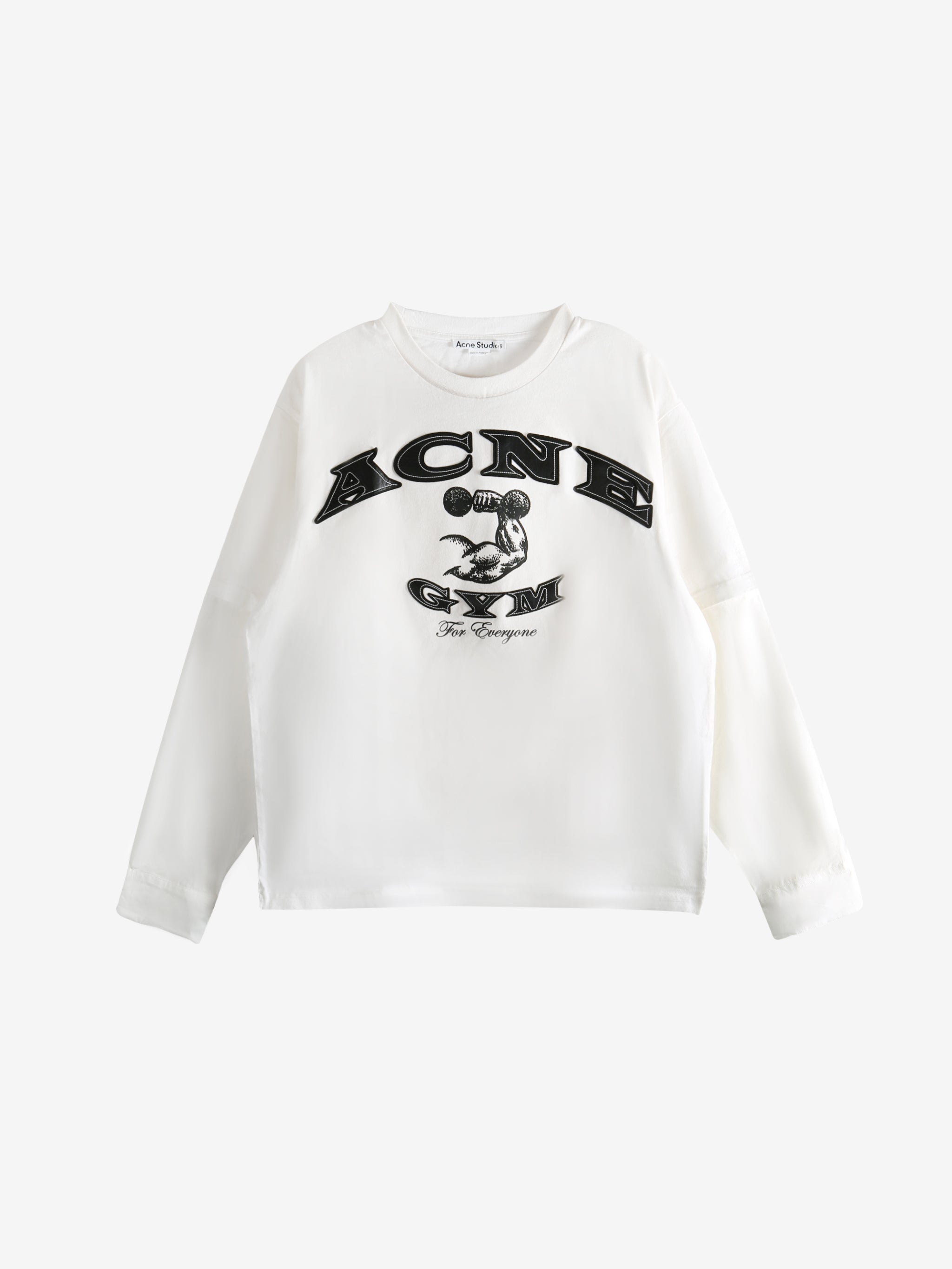 White T-shirt, front view