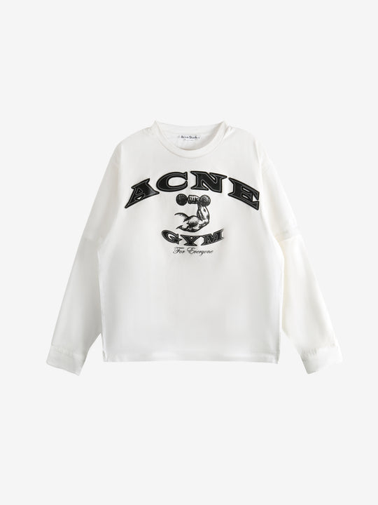 White T-shirt, front view