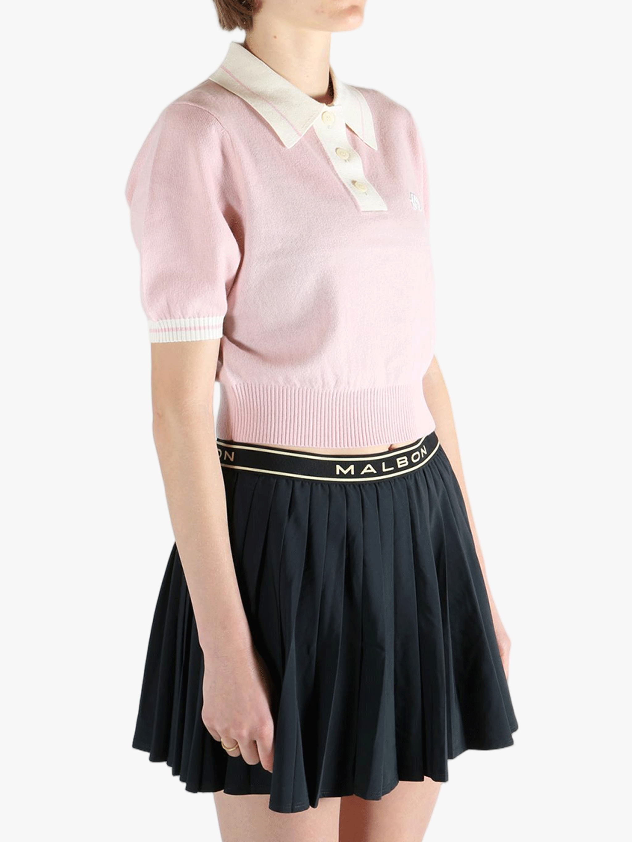 Pink top,worn by a person, showing the top fit