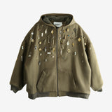 Green sweat , front view