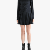 Black jacket,full body view