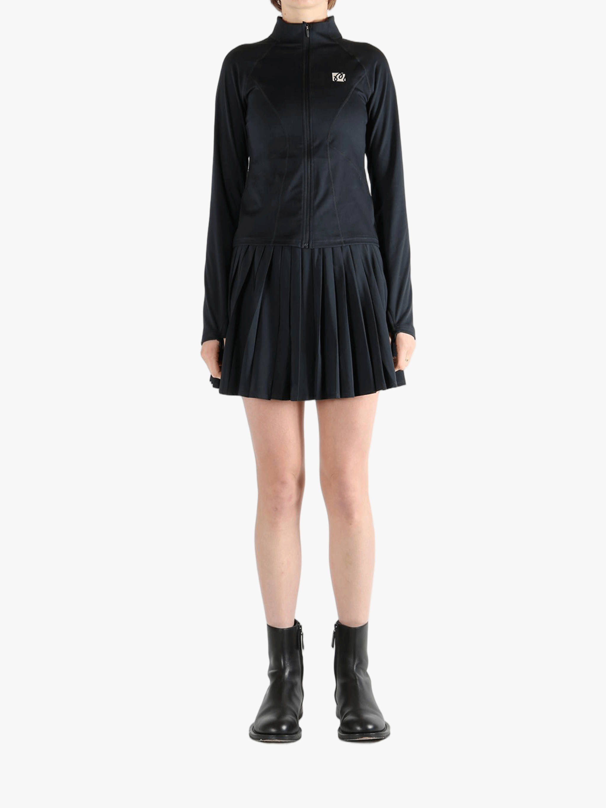 Black jacket,full body view