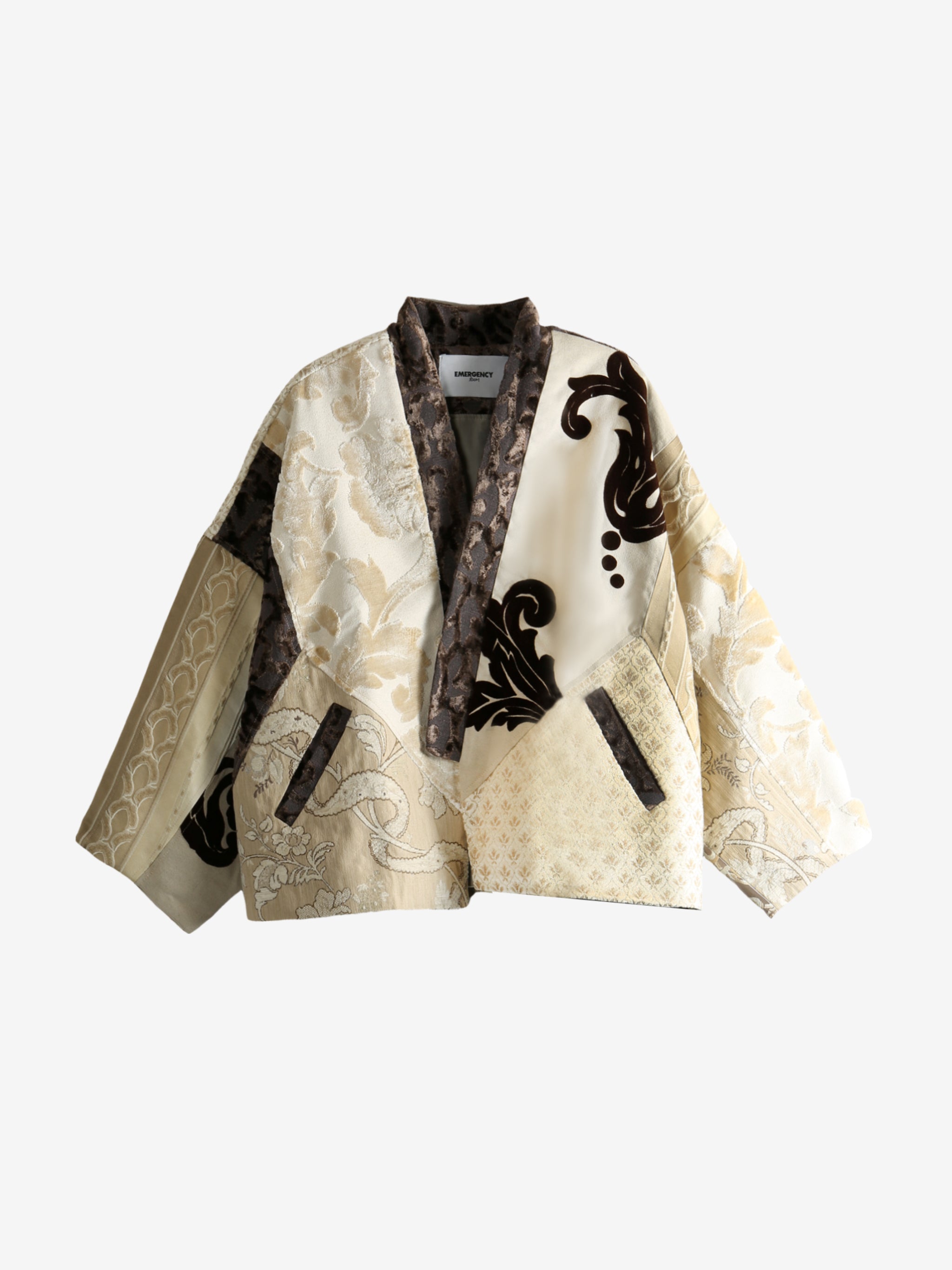 Tan coat, front view